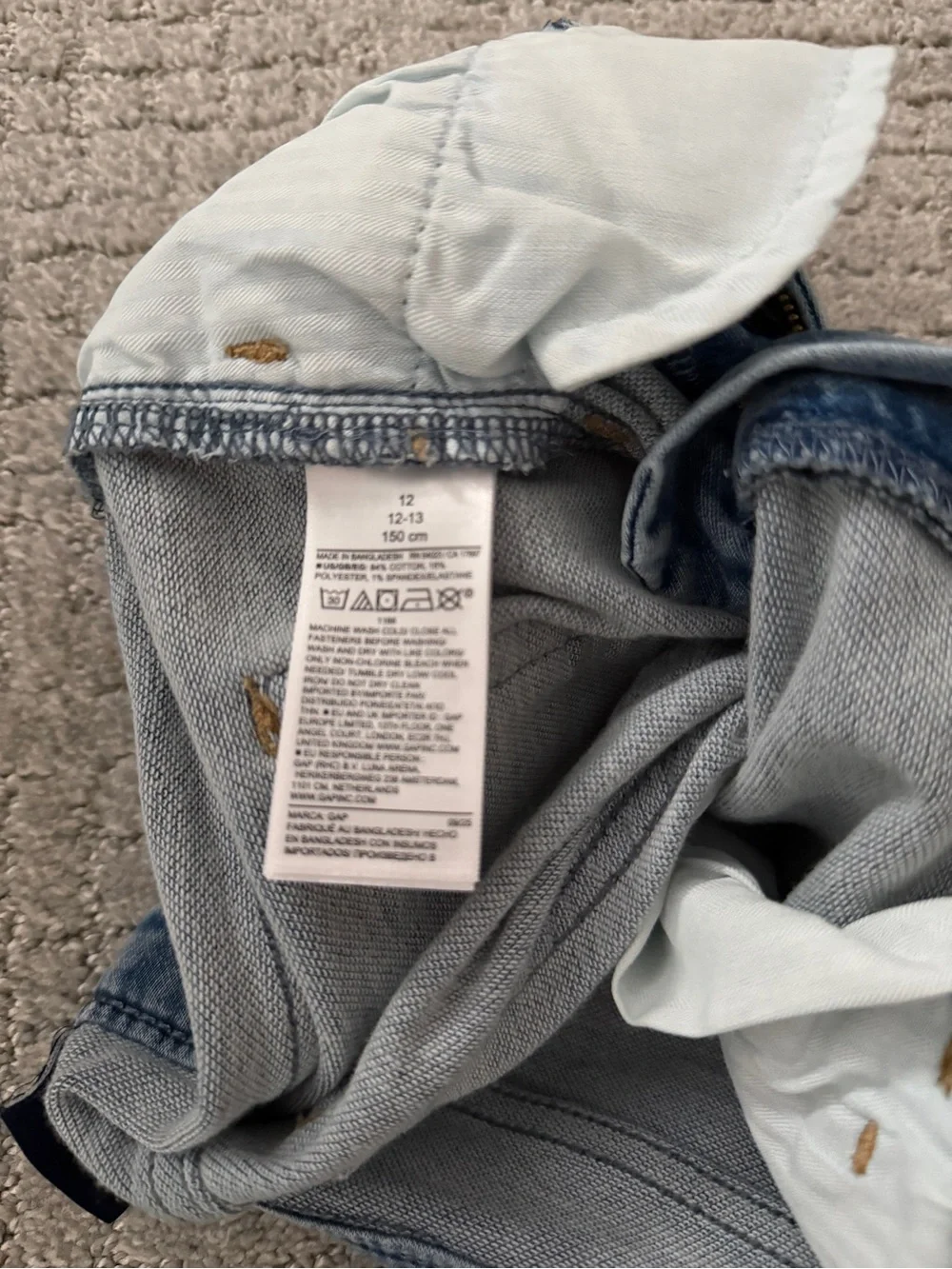 Gap wide leg ankle sweatpants jeans, NWT, 12